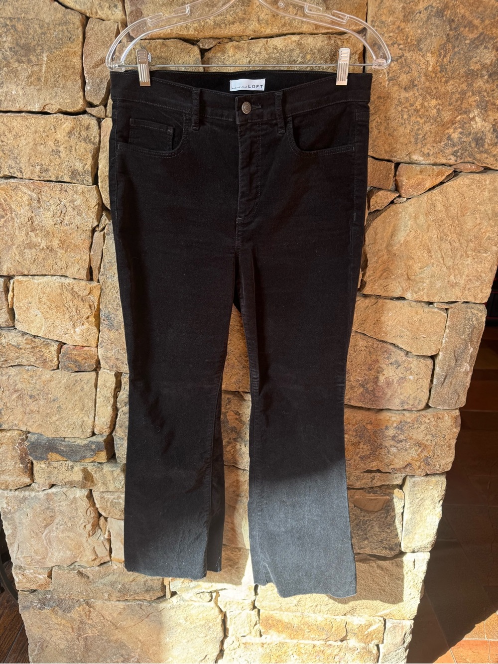 LOFT Black Women's Suede Jeans